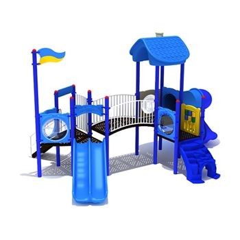 Goede prijs. OEM Outdoor Water Playground Plastic Slide Playhouse Voor Kinderen Speel online