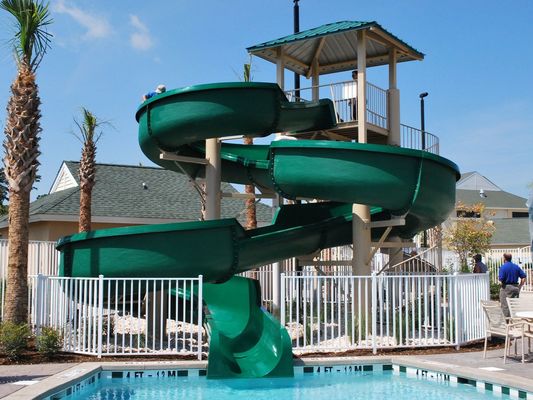 OEM water amusement park apparatuur spel glasvezel water glijbaan