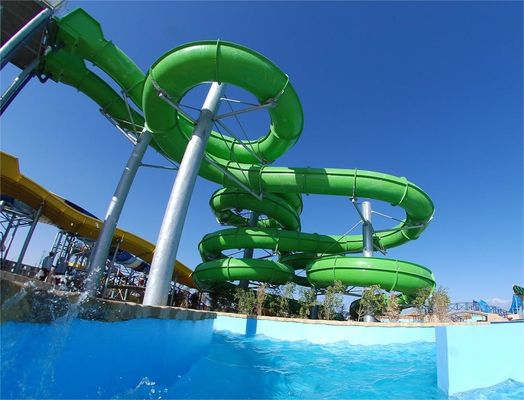 Goede prijs. OEM glasvezel waterpark glijbaan 2 persoon Aqua Attract Park Games Rides online