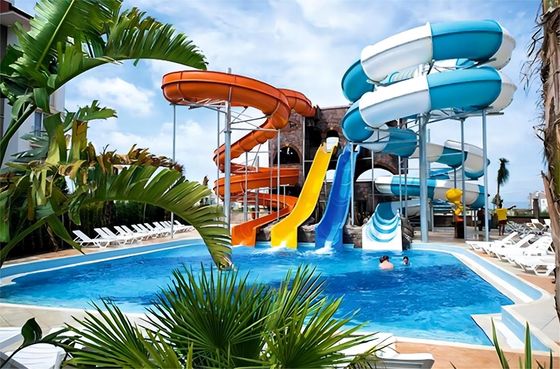 Goede prijs. 18.5Kw Water speelruimte apparatuur Grote zwembad glijbaan Outdoor speeltuin accessoires online