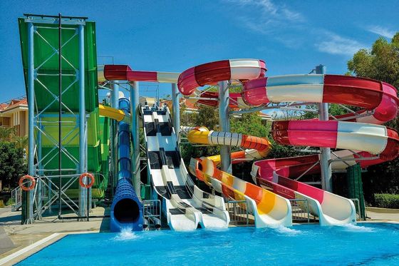 1 Persoon Outdoor Kinderpark Glasvezel glijbanen watersporten en amusement