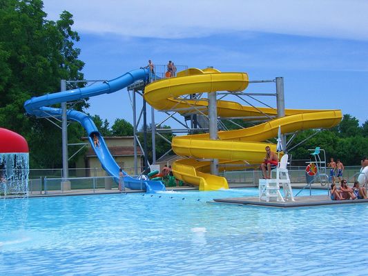 Goede prijs. OEM Outdoor Amusement Park Kinderen Water Speel Accessoires Glasvezel Glijbaan online