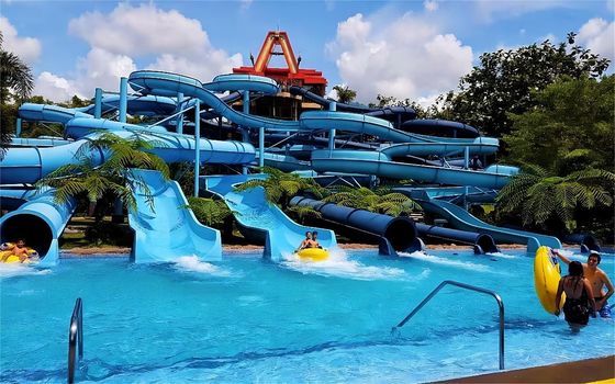 Goede prijs. Buiten waterpark zwembad glasvezel glijbaan 5m hoogte online