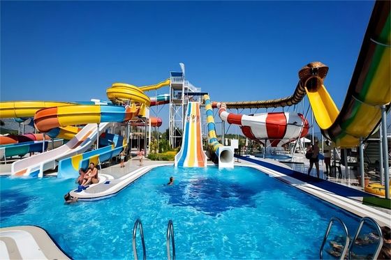 OEM Kinderen buiten amusement zwembad Rijden Glasvezel waterglijbaan