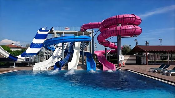 OEM maatwerk Aqua Water Park Private Pool Tube Glasvezel Glijbanen