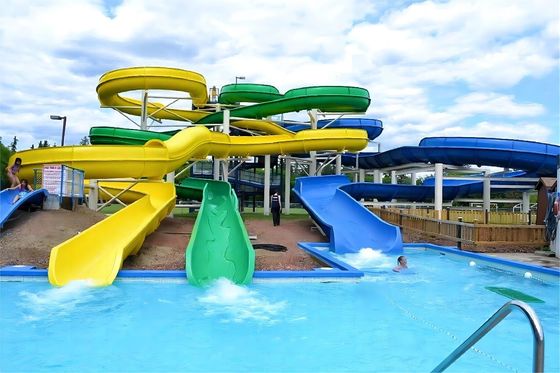 Goede prijs. OEM Volwassenen Buitenwaterpark Sport speeltuin apparatuur Glasvezelslide online