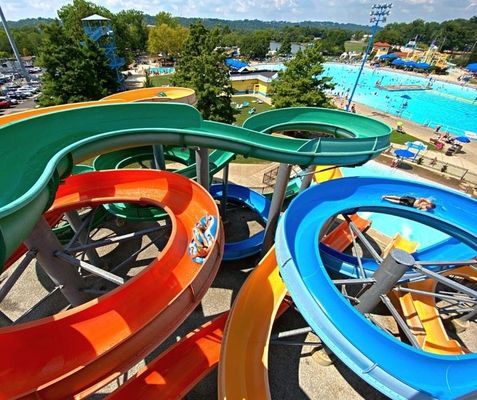 Goede prijs. Kinderen Aqua Water Park Design Rides Tube Glasvezel Glijbaan Voor Outdoor Games online