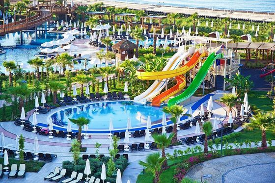 Goede prijs. ODM Outdoor speeltuin zwembad Spelletjes Equipmnt Reuze spiraal water glijbanen sets online