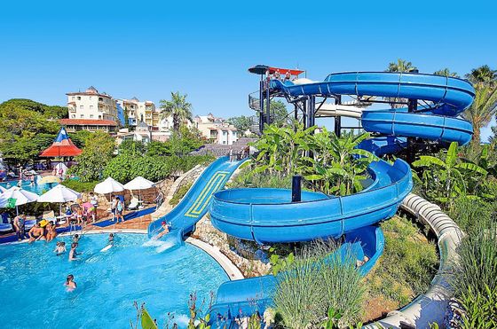 Goede prijs. Kinderen pretpark apparatuur zwembad glasvezel waterglijbaan online