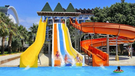 Goede prijs. Outdoor Kinderen Waterpark Speelplaats zwembad Uitrusting Glasvezel glijbanen online