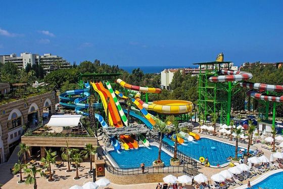 Goede prijs. Outdoor amusement park rit zwembad glasvezel waterglijbaan online