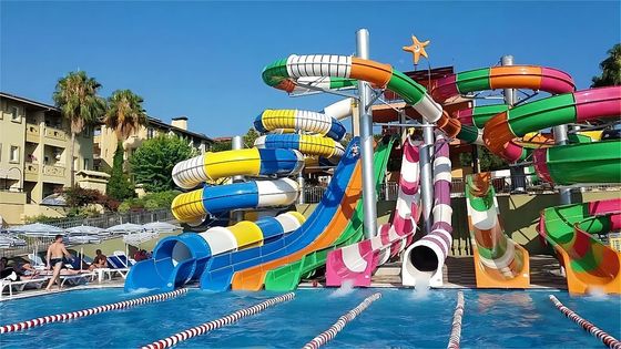 Goede prijs. OEM Water Theme Park Rides Amusement Kinderen Glasvezel Waterglijbaan online