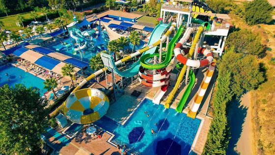 Goede prijs. Kinderen pretpark waterspellen ritten zwembad glasvezel glij set online