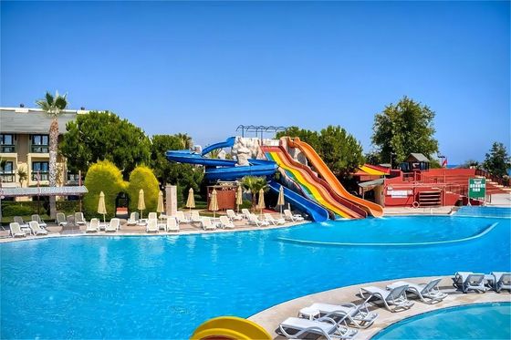 Goede prijs. Kinderen Aqua amusement park apparatuur zwembad glasvezel waterglijbaan online