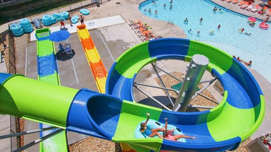Goede prijs. Outdoor Kinderspelletjes Vermaakpark Water zwembad Glasvezelslide online