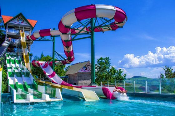 Outdoor zwembad accessoires Glasvezel waterglijbaan voor kinderen