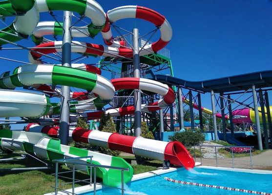 Goede prijs. ODM Guangdong Dapeng Amusement Technology Co Ltd Park Pool Games Ride Kid Playground Glasvezel Waterglijbaan online