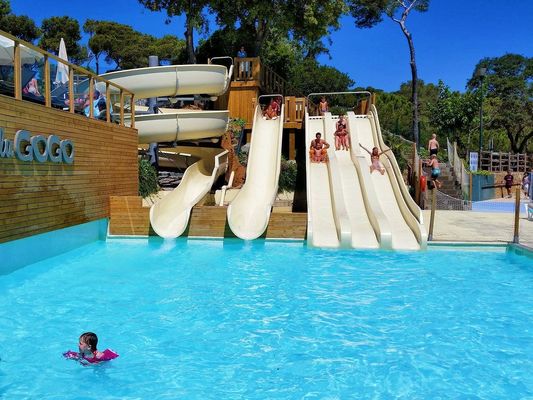 Goede prijs. Kinderen waterpark zwembad watersportapparatuur glasvezelslide online