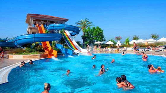 Goede prijs. Waterpark Kinderen Waterspelen Zwembad Glasvezelslide Set Voor Kinderen online