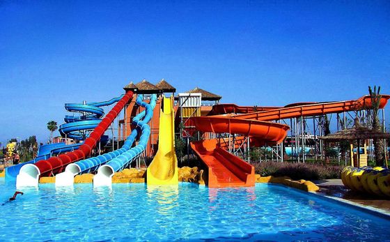 Goede prijs. OEM Water amusement park Outdoor Grote apparatuur Glasvezel glijbaan Voor zwembad online