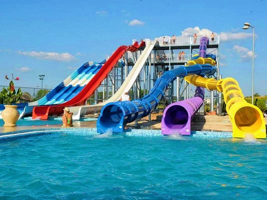 Goede prijs. Waterpark zwembad Attractie Kinderen spelen glasvezel waterglijbaan online