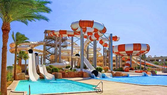 Goede prijs. Buiten waterpark zwembad glazen glijbaan online