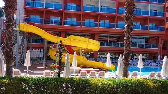 Goede prijs. Kinderen water speeltuin Rides Water Fun zwembad Breed spiraal glijbaan online