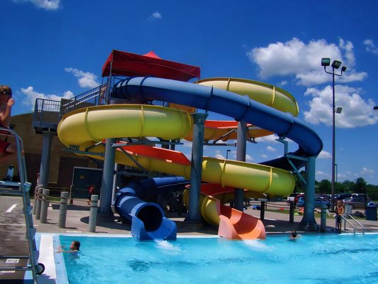 Goede prijs. Waterpark Kinderspeelplaats Zomerspelapparatuur Waterglijbaan online