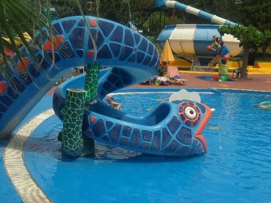 Goede prijs. Buitenwatervermaakpark Speelterrein Carnavals Waterspeelgoed Slang Glasvezel Waterglijbaan online