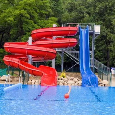 Goede prijs. Waterhuis Glasvezel waterpark Groot zwembad glijbaan online
