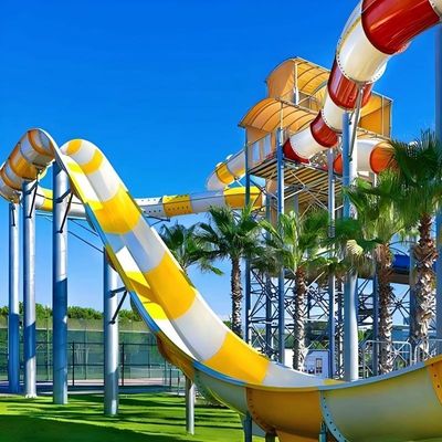 Goede prijs. Buitenzwembad Glasvezel Water Fun Game Glijbaan online