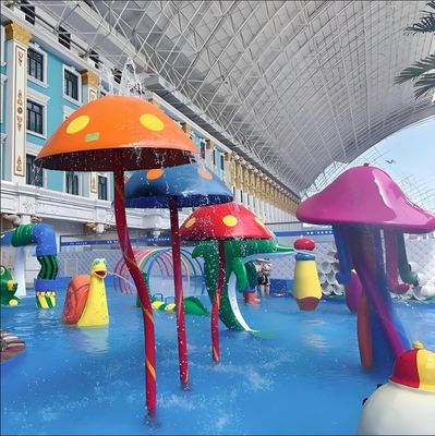 Goede prijs. Kleine champignon fonteinen glasvezel gemaakt voor kinderen amusement machine online