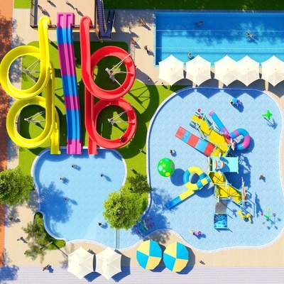 Goede prijs. Custom Fiberglass Water Slide for Resorts and Water Parks online