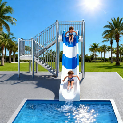 Goede prijs. High-Speed Water Slide Fiberglass Material Residential Hotels Parks Swimming Pool Can Personalized Design Use For Adults And Children online