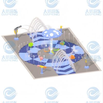 Goede prijs. Interactief Water Splash Pad Glasvezel Commercieel Waterpark Speeltoestellen Kinderen Water Speelspel Te Koop online