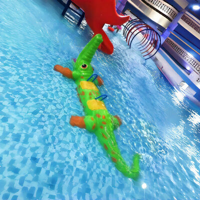 kwaliteit Krokodil waterspellen commerciële splash pad waterpark apparatuur voor kinderen glijbaan met Ce certificaat Fabriek