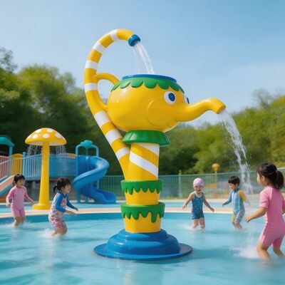 Interactieve theepot thema kinderen water spelen functie voor aquapark splash pad en kinderen zwembad plezier
