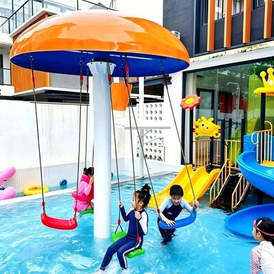 Goede prijs. Interactieve waterspeeltoestellen Glasvezel gegalvaniseerd staal Paddestoel Splash Pad voor commerciële waterpark Kid Pool online