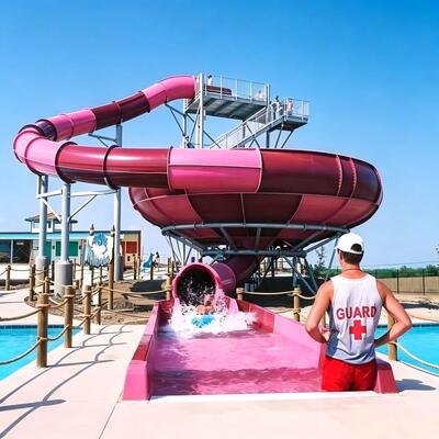 Goede prijs. Space Bowl Amusement Park Waterglijbaan Voor zwembad Custom FRP 610mm Dikke Fabrikant online