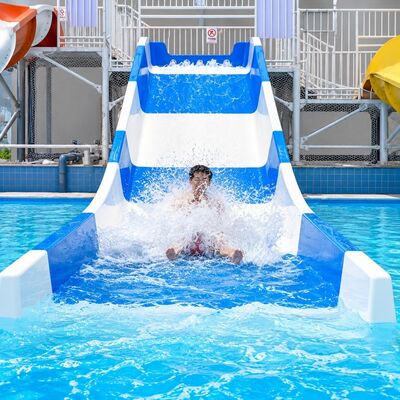 kwaliteit Glijbaan voor het hele gezin van glasvezel, breed, 6-10 mm dik, voor kinderen, voor waterparken en resorts Fabriek