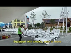 Achtertuin zwembad accessoires, vrijetijdsbesteding draagbare opvouwbare zonnebank, zwembad ritten