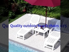 Het vouwen van Chaise Recliner Chair Outdoor Portable voor de Toevluchtpool van het Hotelstrand