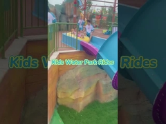 Kleine boemerang waterglijbaan kinderen glasvezel zwembad glijbaan, kinderen glasvezel waterglijbaan